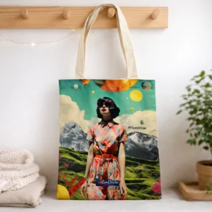 Impresión textil de bolsas totebag, full color
