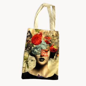 Bolsa en tela impresión textil-totebag