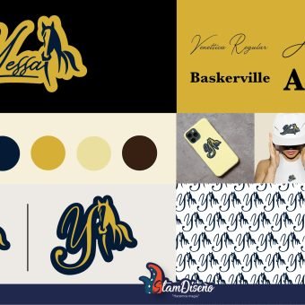 Propuesta de logo, creación, colores y apliques